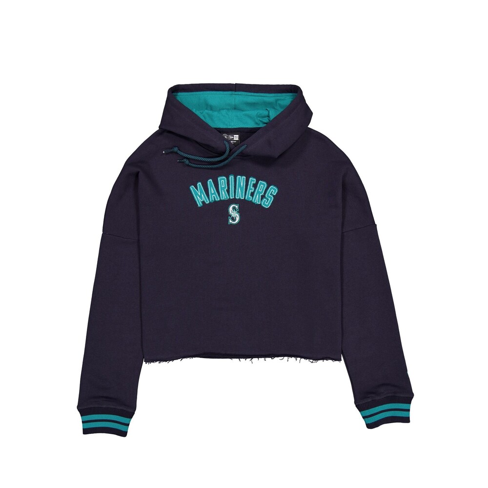 New Era Seattle Mariners Sport Night Navy Women's Hoodie - Size M